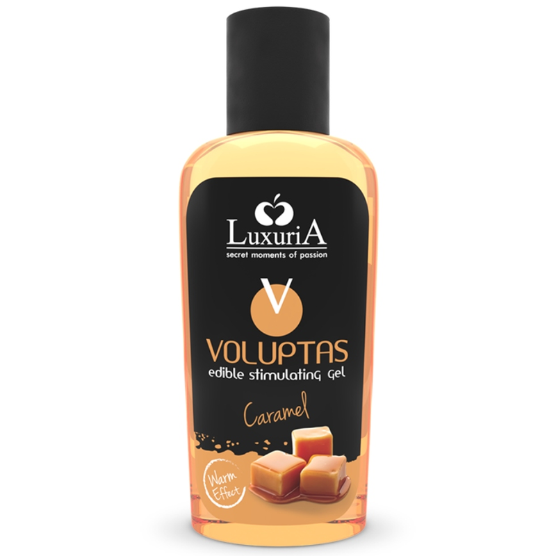 Еротичен масажен гел Intimateline Luxuria Voluptas с вкус на карамел