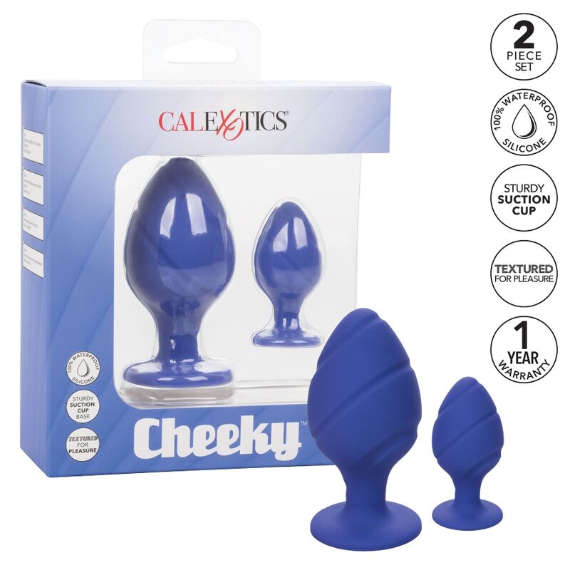 Лилав анален плъг CalExotics Cheeky с вендуза