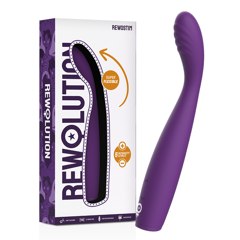 Гъвкав клиторен вибратор REWOLUTION Rewostim