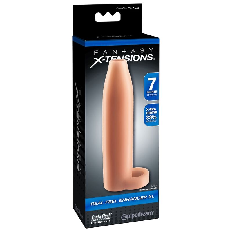 Еластична пенисна приставка Fantasy X-Tensions Real Feel Enhancer XL
