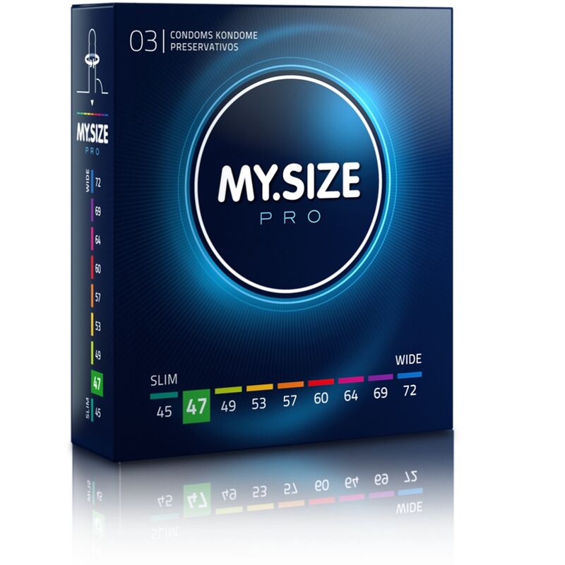 Презервативи MY.SIZE PRO 47 мм, 3 броя