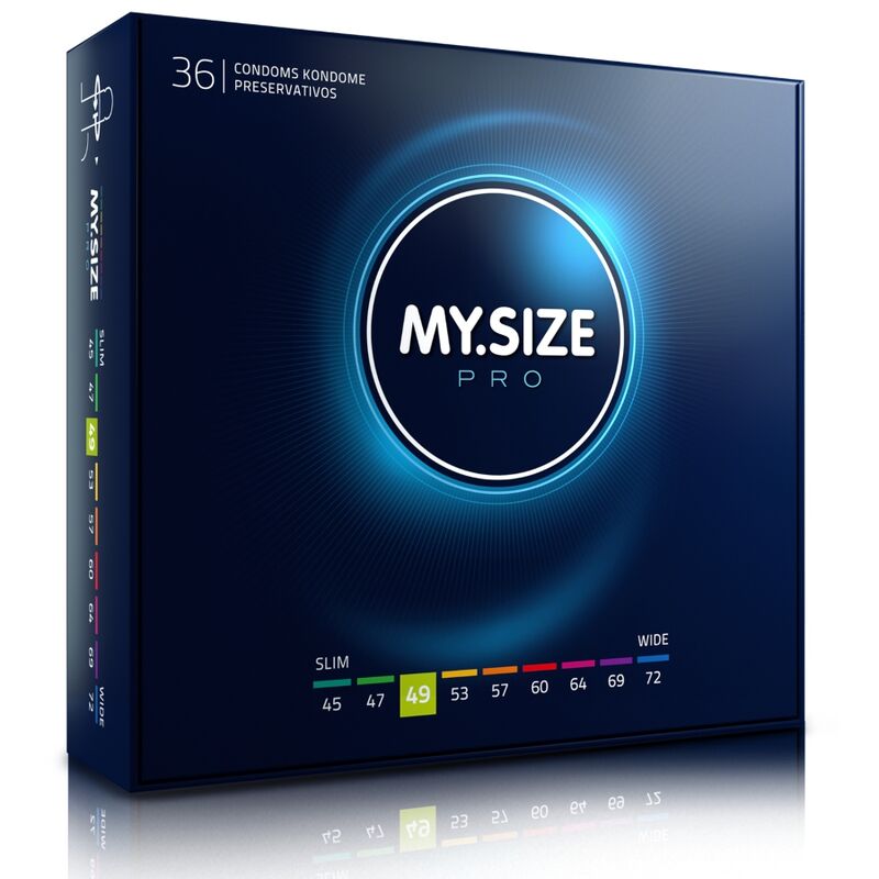 Стандартни презервативи MY.SIZE PRO, 49 mm, 36 броя