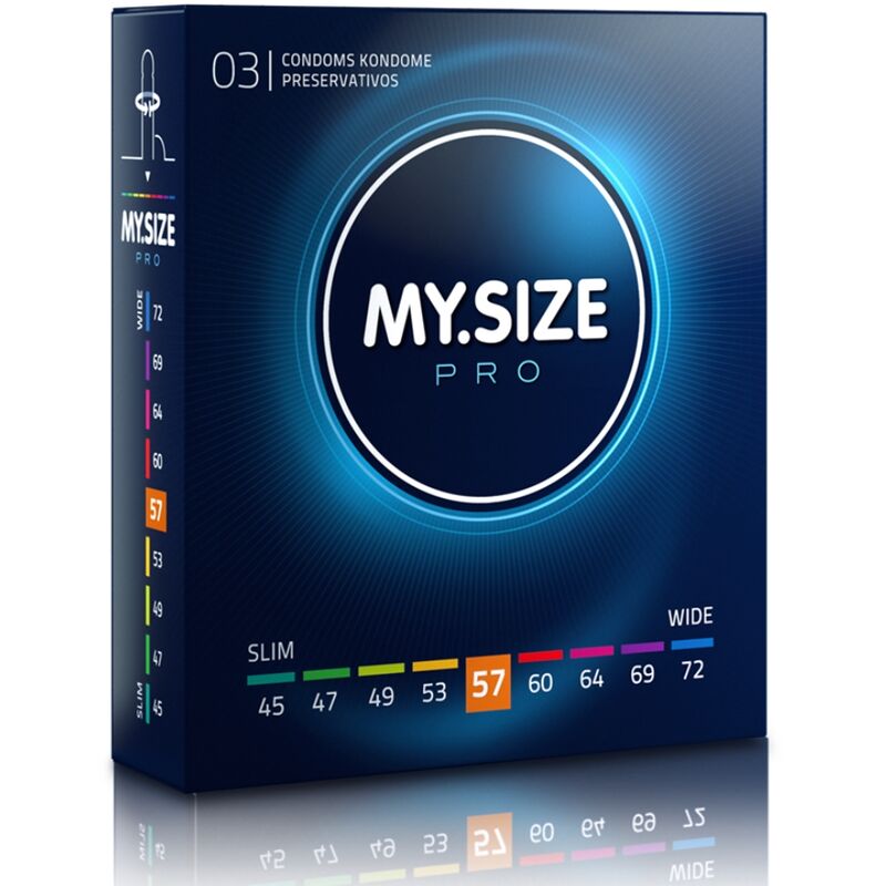 Стандартни презервативи MY SIZE PRO 57 мм, 3 броя