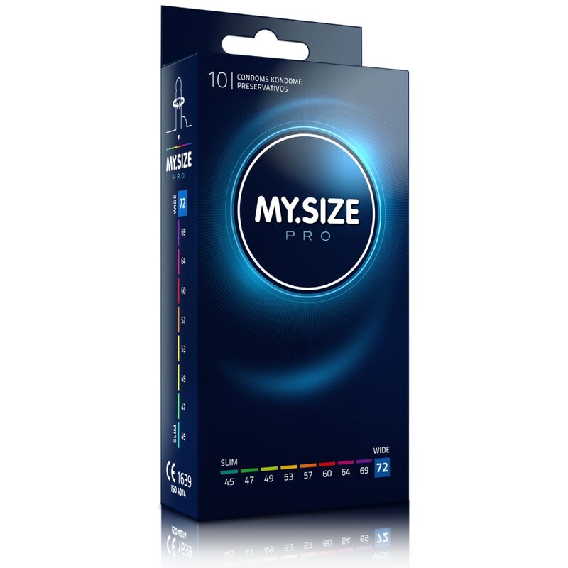 Големи презервативи MY SIZE PRO, 72 мм, 10 броя