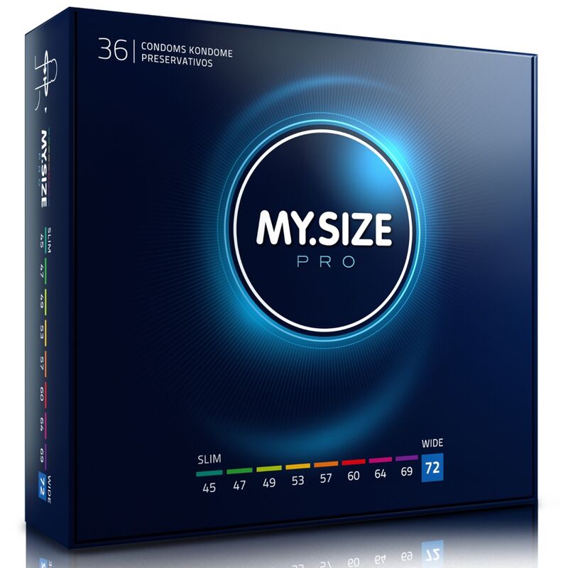 Големи презервативи MY SIZE PRO, 72 мм, 36 броя