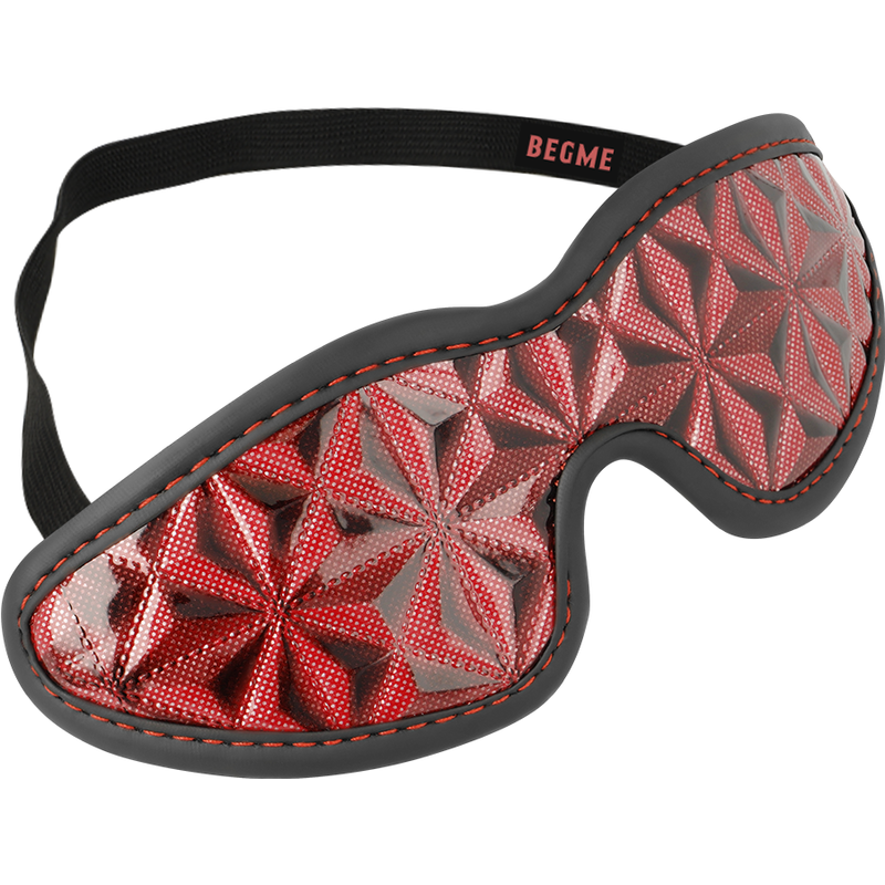 Превръзка за очи BEGME Red Edition от веган кожа