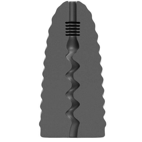 Мастурбатор ALL BLACK Loop Model 1, 17 cm