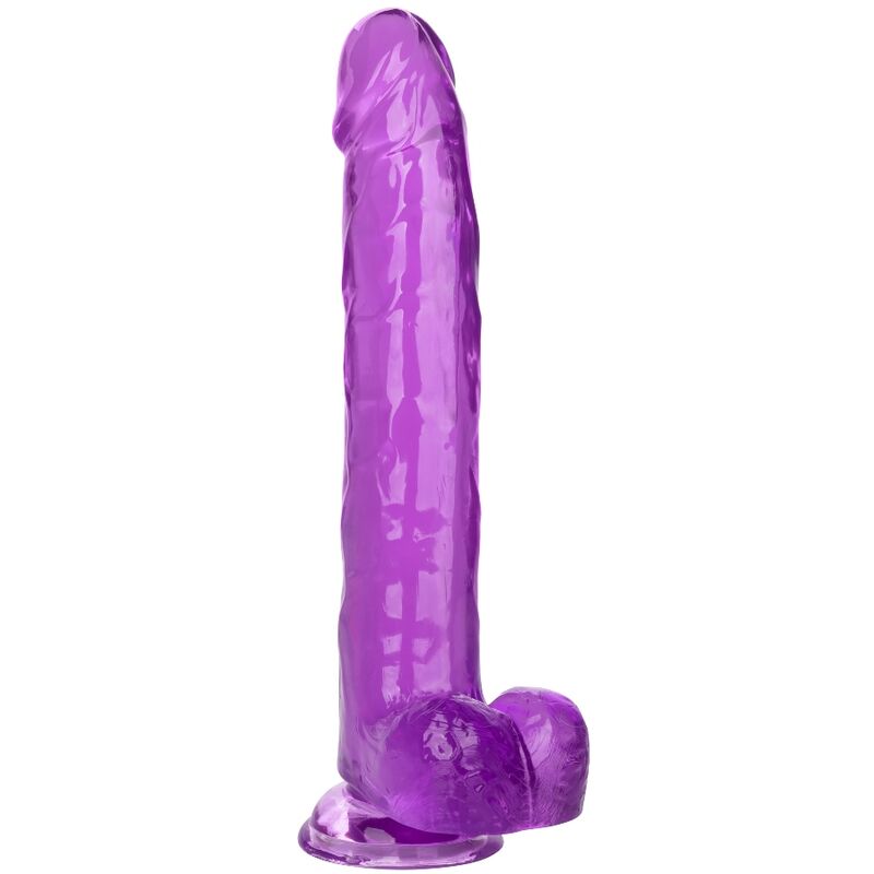Дилдо CalExotics Size Queen, лилаво, 25,5 см използваема дължина