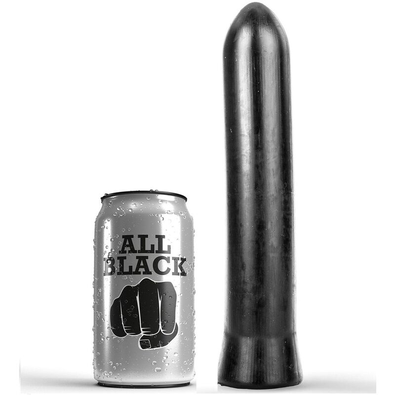 Гъвкаво дилдо ALL BLACK, 22 см