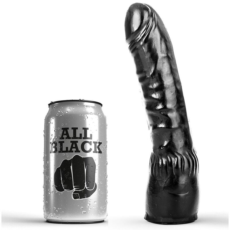 Реалистично дилдо ALL BLACK, 20 см