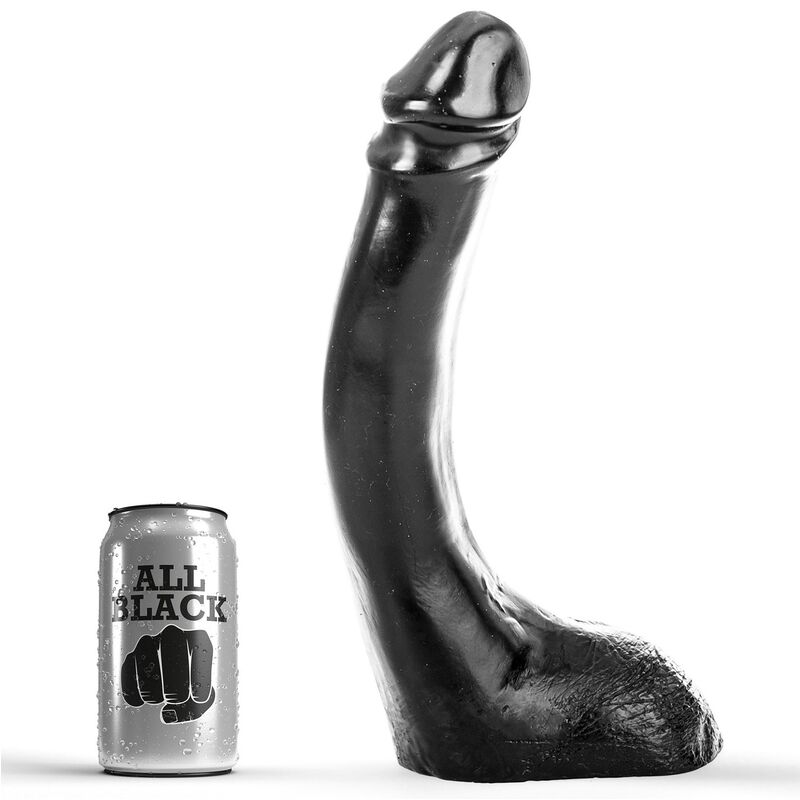 ALL BLACK дилдо 29 cm