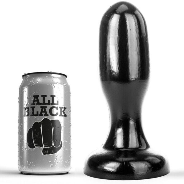 Анална тапа ALL BLACK от PVC, 19,5 cm
