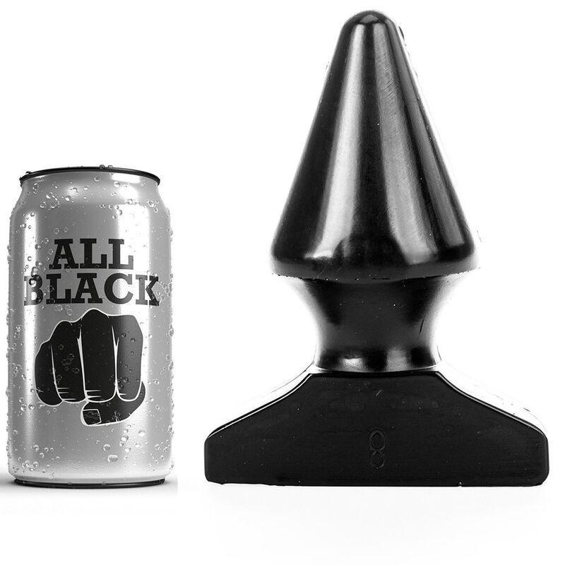 Анален плъг ALL BLACK, 17 cm