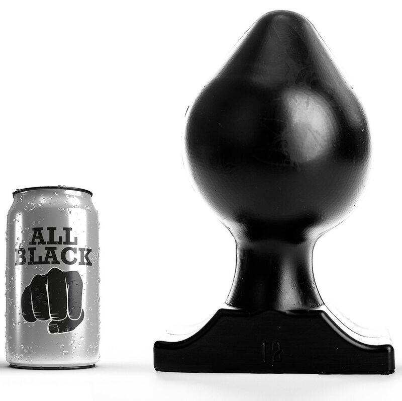 ALL BLACK анална тапа 22,5 CM 12 INCH