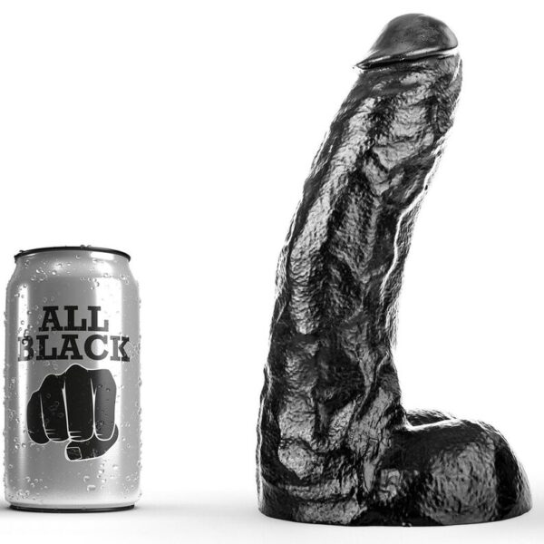 Дилдо ALL BLACK Dong, 25,5 см