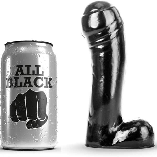 Дилдо ALL BLACK, 15 см