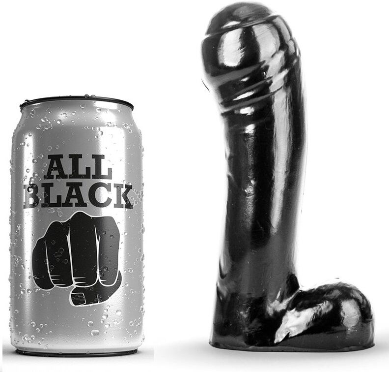 Дилдо ALL BLACK, 15 см