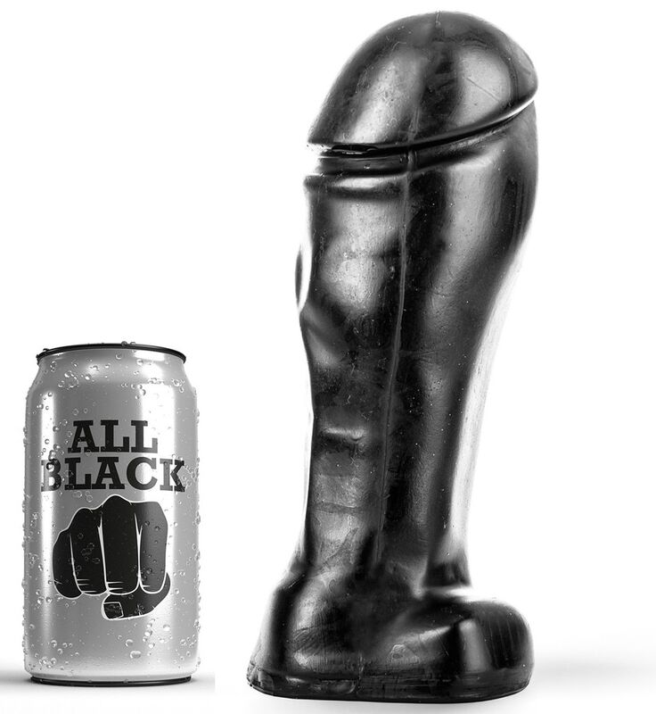 Дилдо ALL BLACK с дължина 22 см