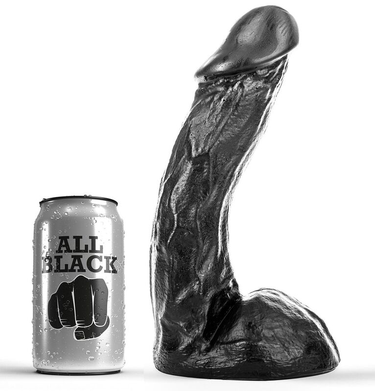 Дилдо ALL BLACK, 23 cm
