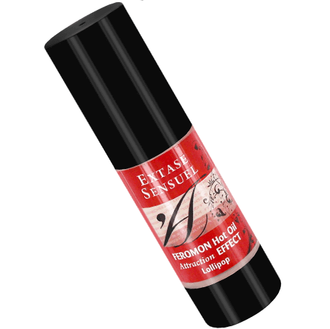 Масажно олио Extase Sensual със затоплящ ефект и вкус на близалка, 30 ml