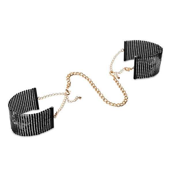 Bijoux Indiscrets Désir Métallique белезници от черна метална мрежа