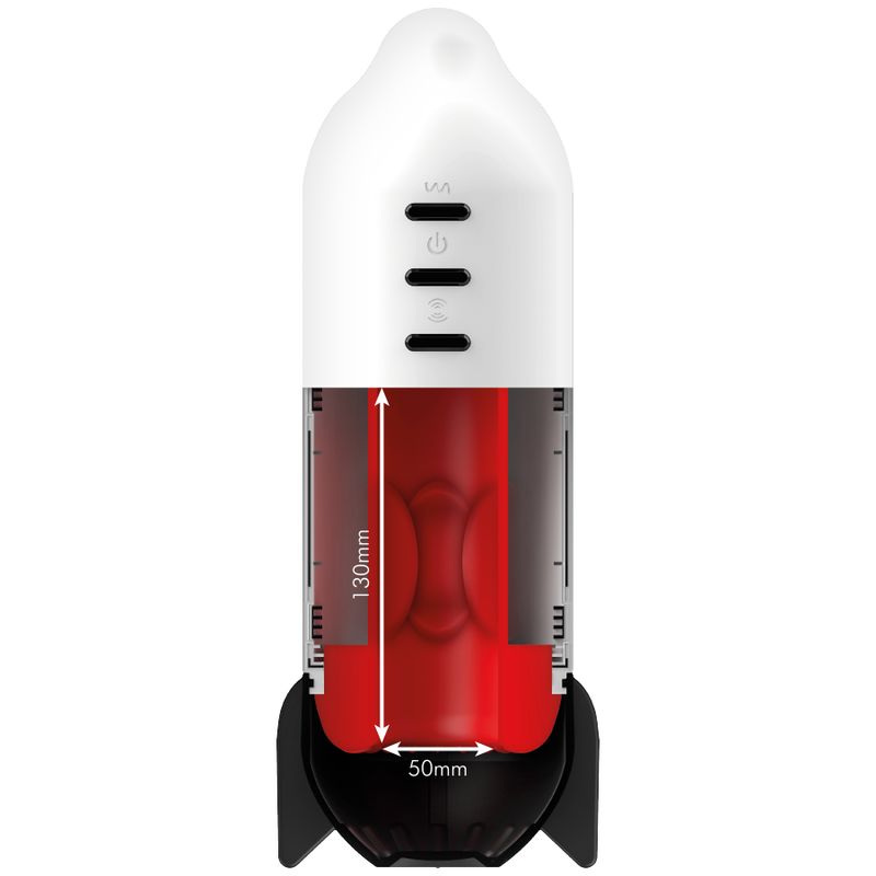 Вибриращ мастурбатор JAMYJOB Rocket с компресия