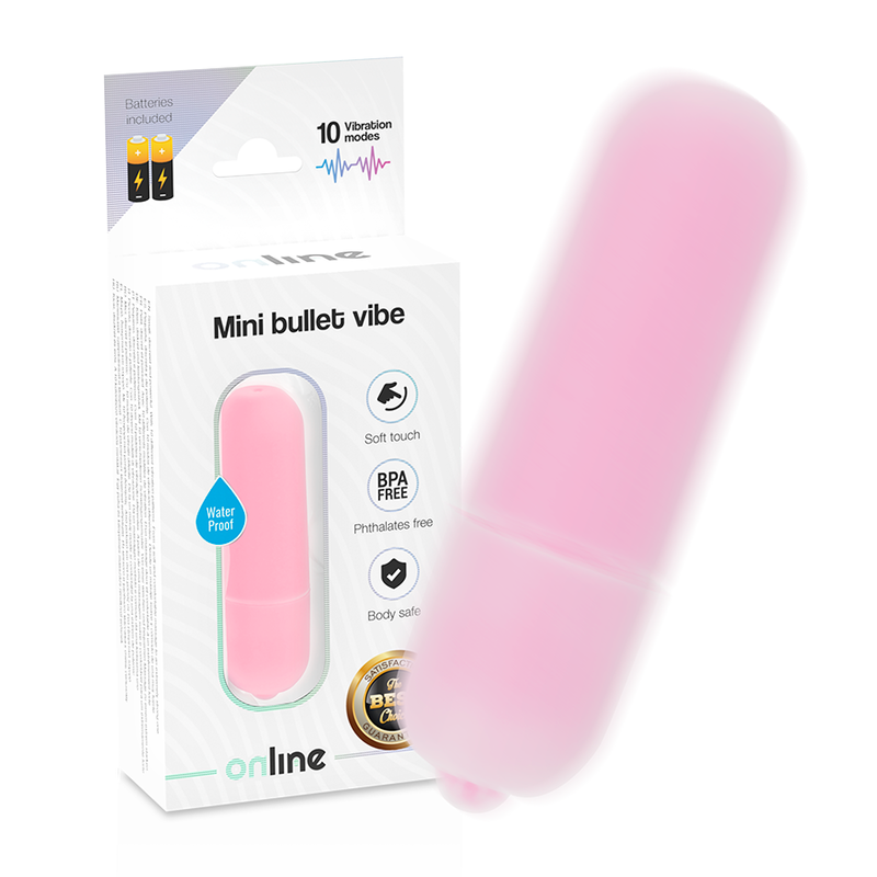 ONLINE Mini Bullet Vibe розов мини вибратор
