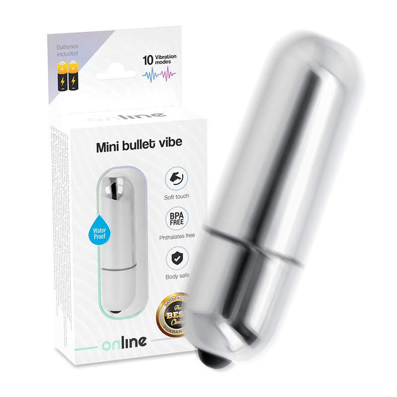 ONLINE Mini Bullet Vibe Silver вибратор за клитор