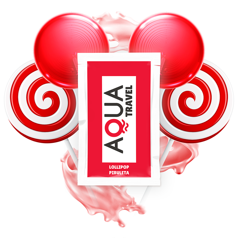 AQUA TRAVEL лубрикант с вкус на близалка, 6 ml