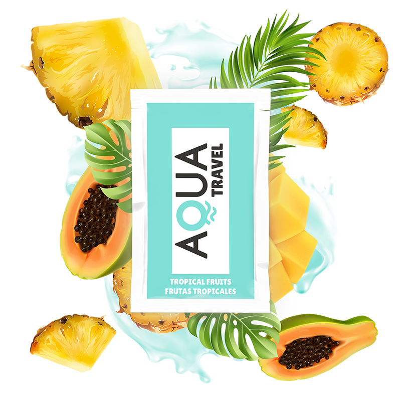 AQUA TRAVEL лубрикант с вкус на тропически плодове, 6 ml