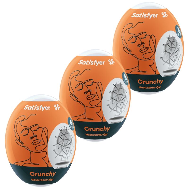 Satisfyer Crunchy мастурбатор яйца, 3 броя