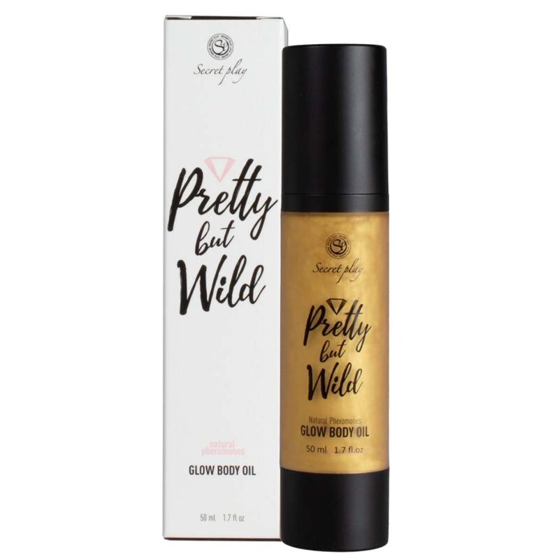 Secretplay Pretty But Wild Glow Body Oil 50 ml, олио за тяло със златист блясък