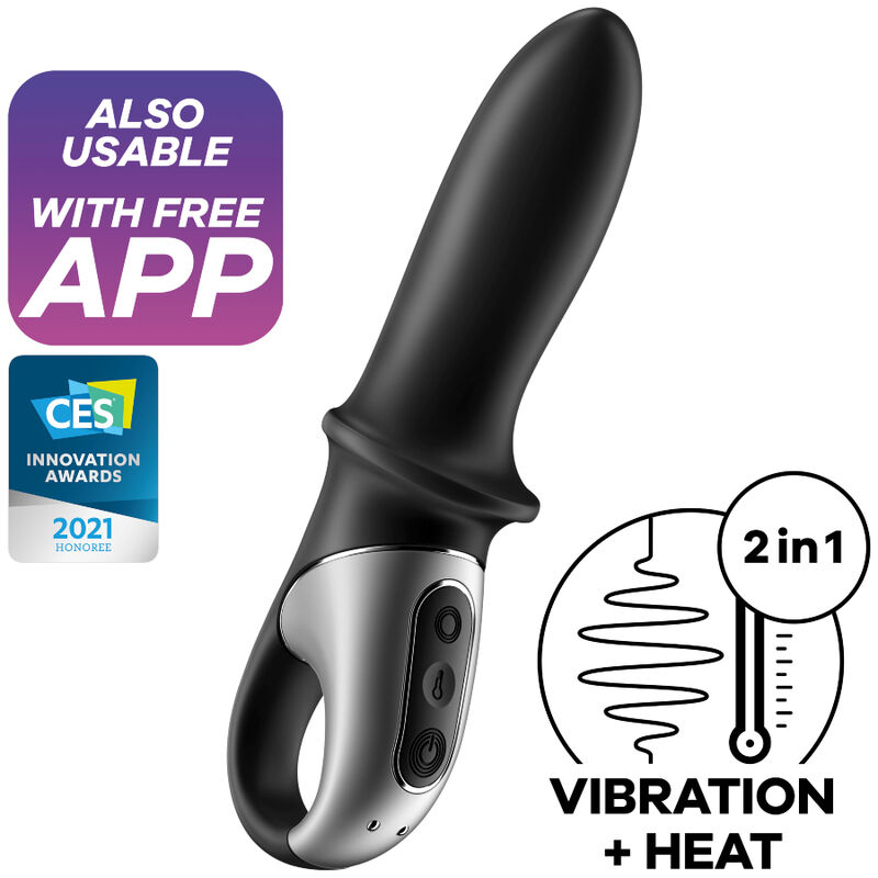 Вибратор за анална стимулация Satisfyer Hot Passion с управление чрез приложение