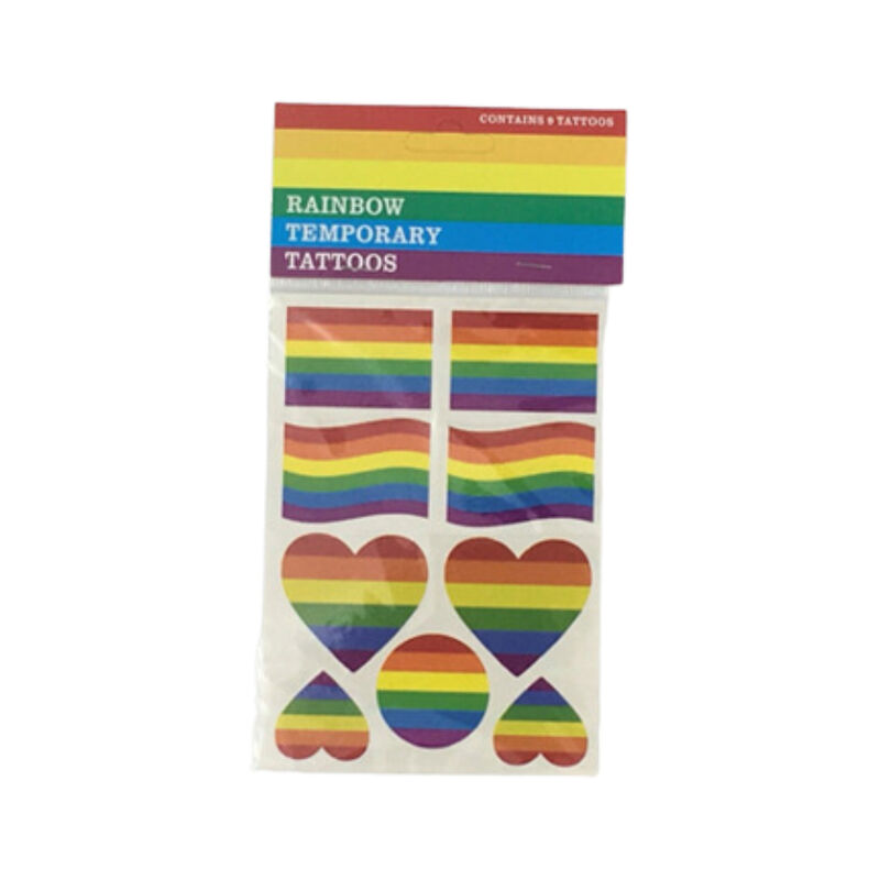 PRIDE татуировки с флага на дъгата
