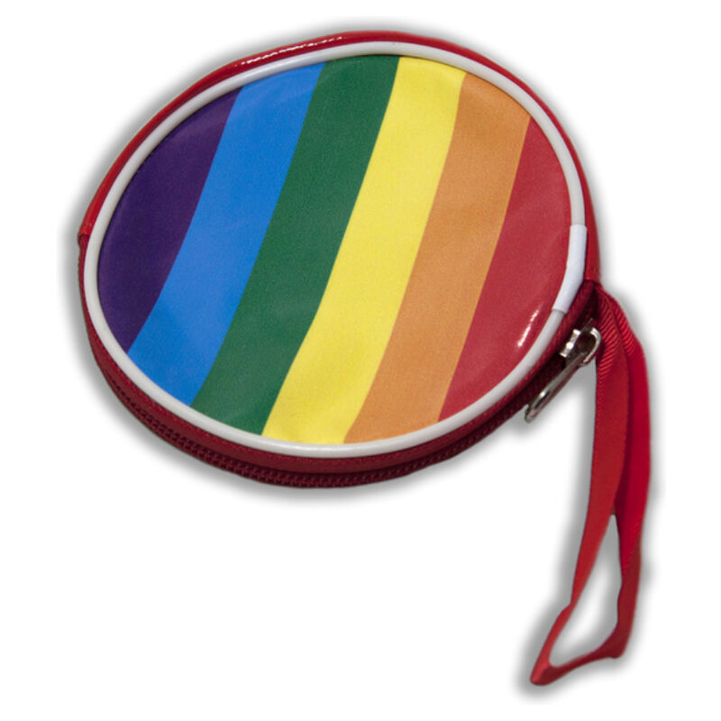 Кръгъл портфейл PRIDE със знамето на дъгата