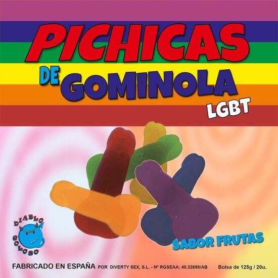 Желирани бонбони PRIDE с форма на пенис