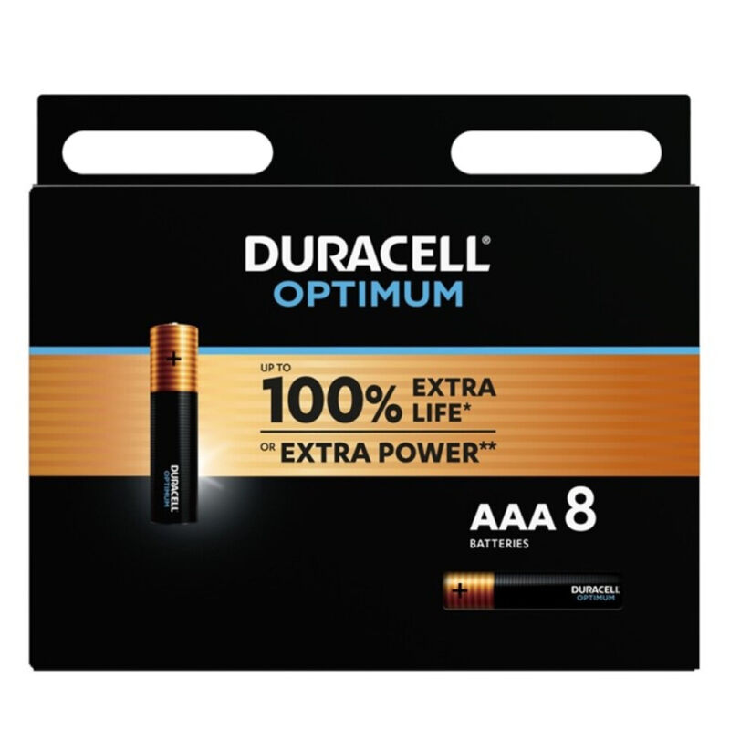 AAA алкални батерии с дълъг живот и до 10 години съхранение, DURACELL