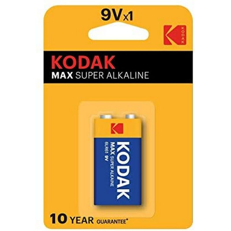 Компактна алкална батерия 9V LR61 с високо напрежение за устройства и сензори KODAK