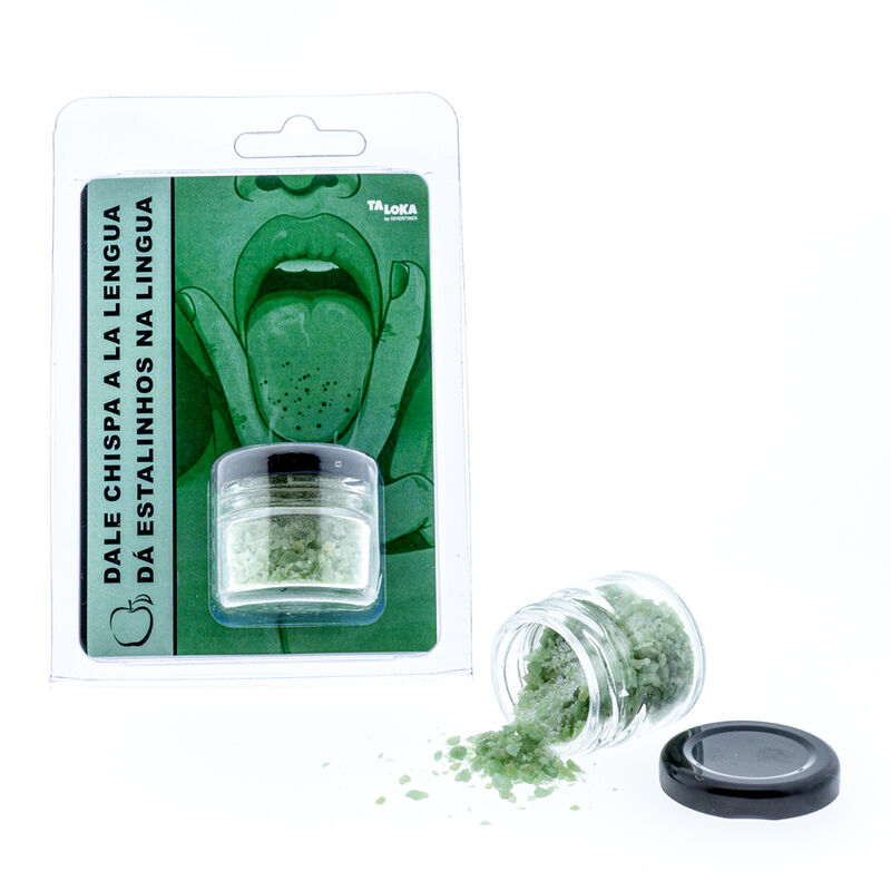 TALOKA Green Apple Magical Kisses бонбонена захар с пукащ ефект
