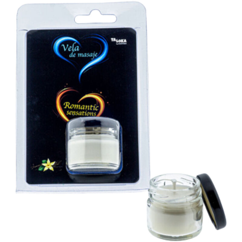 Масажна свещ TALOKA с аромат на ванилия, 30 ml