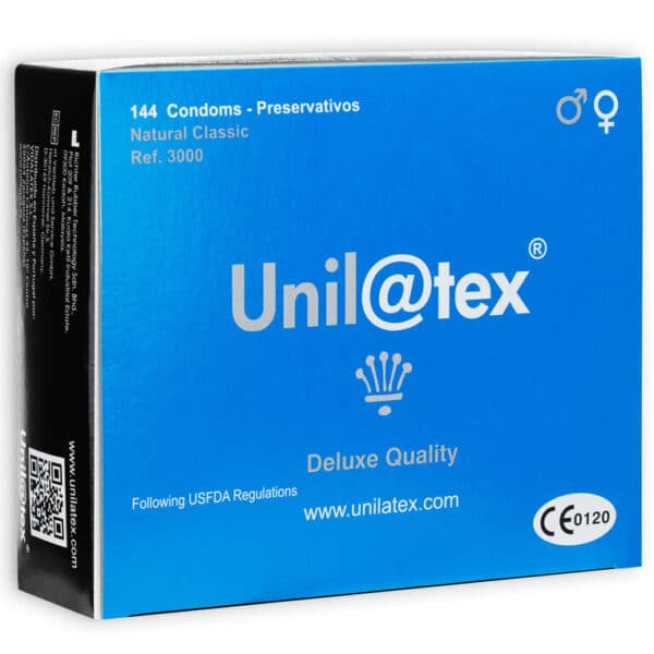 Стандартни презервативи UNILATEX Natural, 144 броя