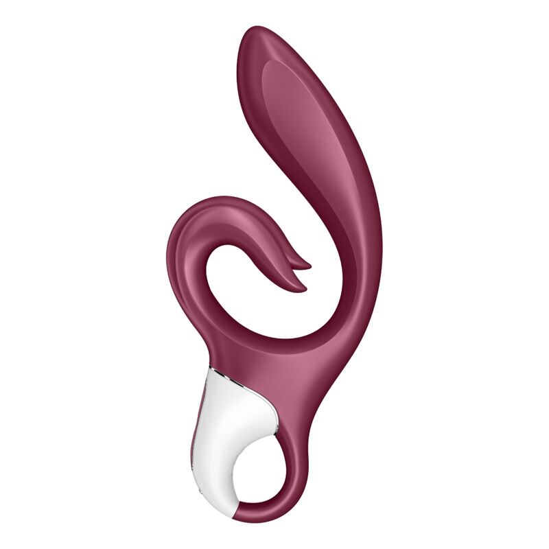 Rabbit вибратор за G точката със силиконово покритие и двойна стимулация SATISFYER