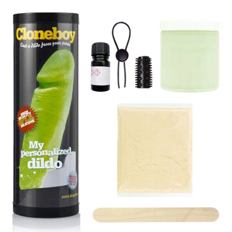 Комплект CLONEBOY за отливане на пенис, светещ в тъмното