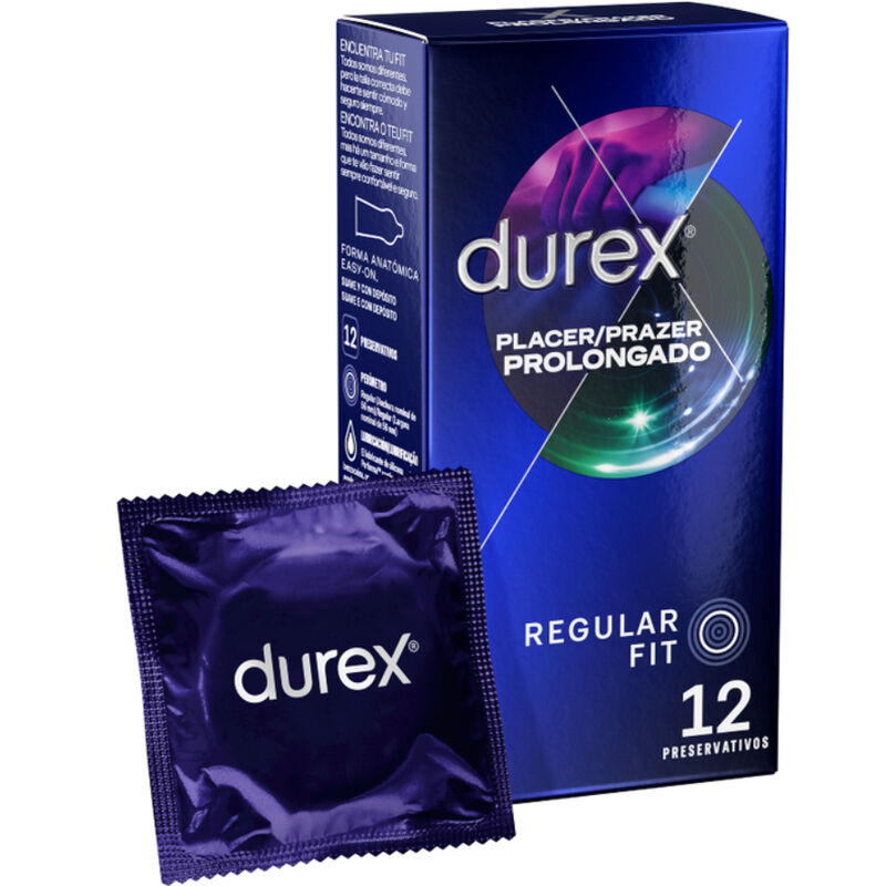 Презервативи Durex Pleasure Prolonged, 12 броя