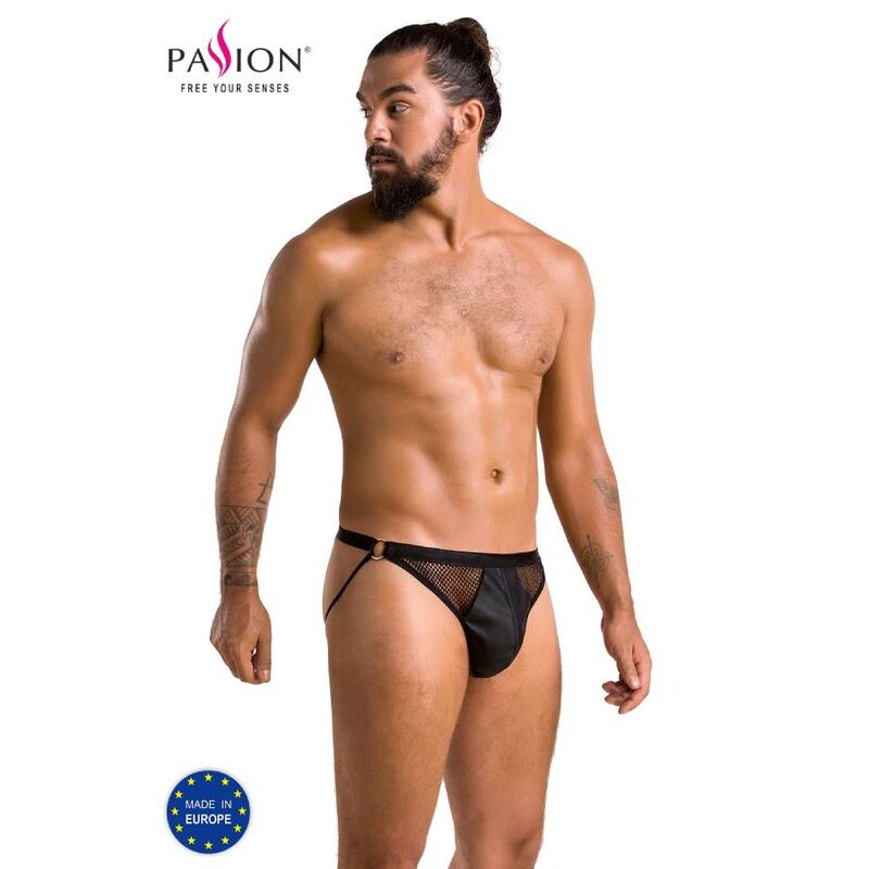PASSION MEN Luke отворени мъжки слипове, черни, L/XL