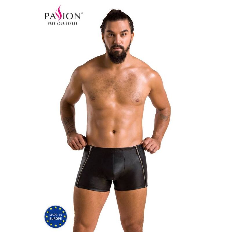 Мъжки шорти PASSION 049, черни, L/XL