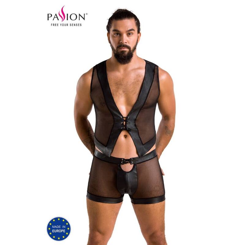 Комплект мъжко бельо PASSION William, черен