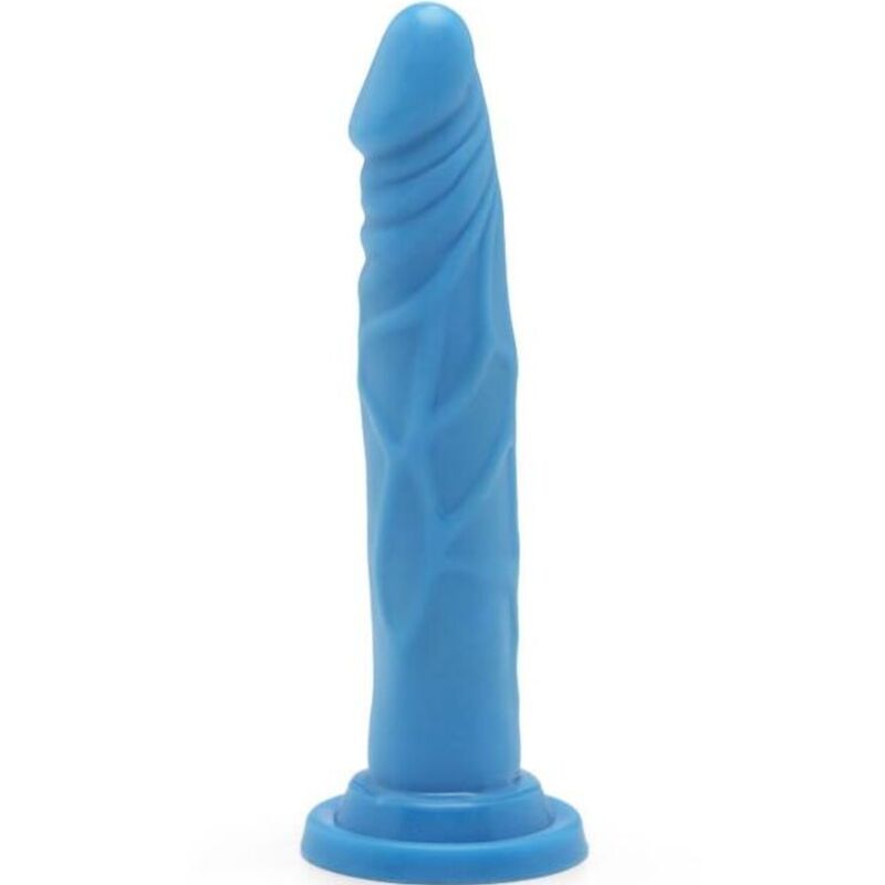 GET REAL Happy Dicks дилдо, синьо, 19 см
