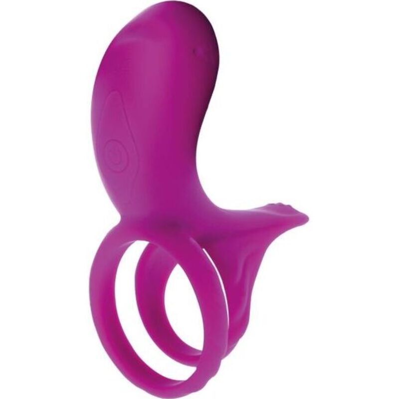 Вибриращ пръстен за двойки XOCOON Couples Stimulator Ring във фуксия