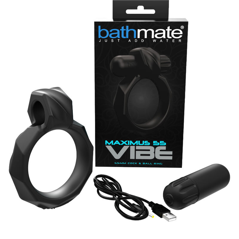 BATHMATE VIBE RING MAXIMUS 55, вибриращ пенис пръстен